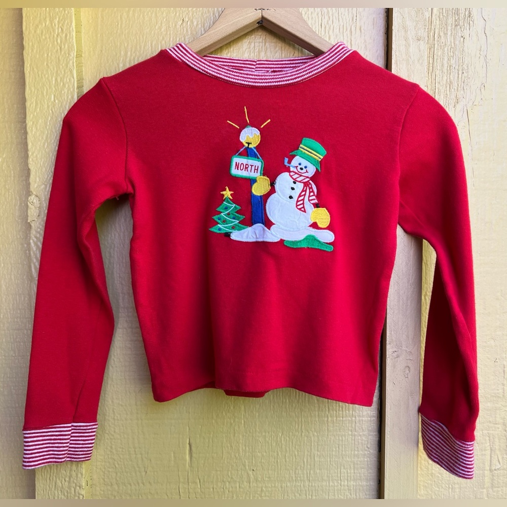 Vintage Snowman Top size 6